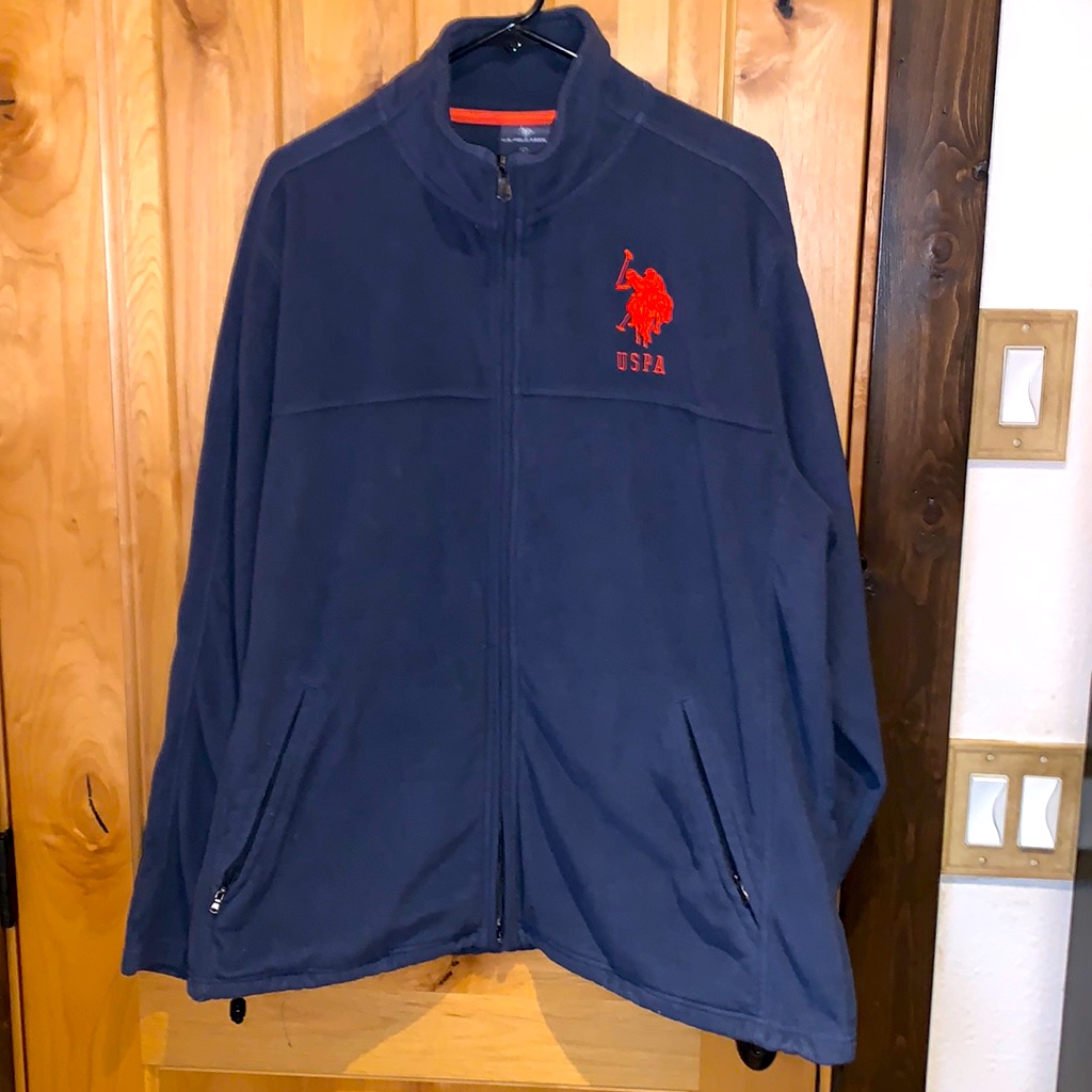 U.S. Polo Assn. Fleece Zip-Up Sweater